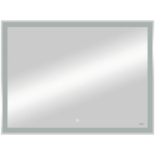 Зеркало Reflection Double 800х600 RF4614DB с подсветкой с сенсорным выключателем, диммером и часами стекло