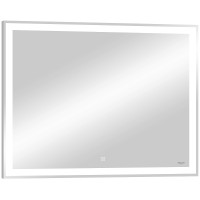 Зеркало Reflection Double 800х600 RF4614DB с подсветкой с сенсорным выключателем, диммером и часами стекло