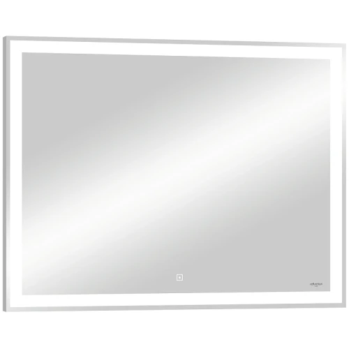 Зеркало Reflection Double 800х600 RF4614DB с подсветкой с сенсорным выключателем, диммером и часами стекло
