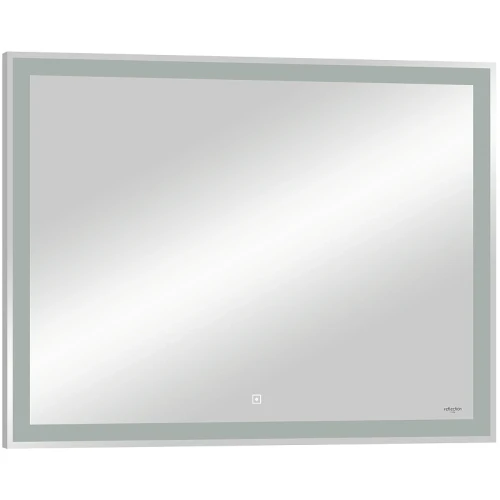 Зеркало Reflection Double 800х600 RF4614DB с подсветкой с сенсорным выключателем, диммером и часами стекло