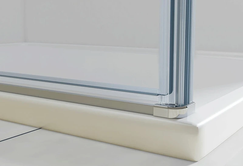 Душевой уголок Vincea Extra 100х90 VSR-1E901090CLB профиль Черный стекло прозрачное