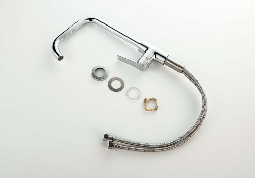 Смеситель для кухни Aquatek Лугано AQ1781CR цвет Хром