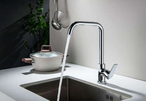 Смеситель для кухни Aquatek Лугано AQ1781CR цвет Хром