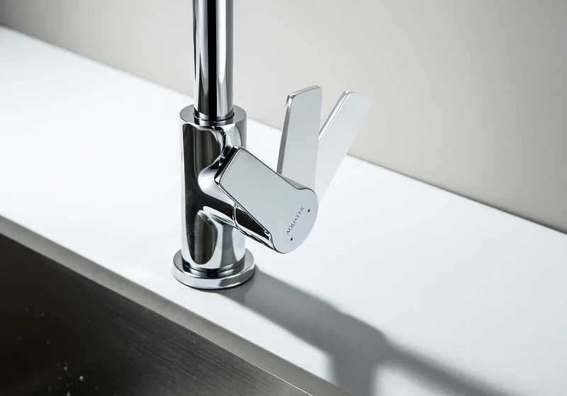 Смеситель для кухни Aquatek Лугано AQ1781CR цвет Хром