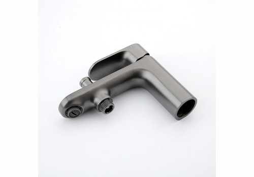 Смеситель на борт ванны Aquatek Альфа AQ1944BGM цвет Оружейная сталь