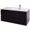 Тумба под раковину Jacob Delafon Madeleine 100 R EB2055-J52 подвесная Черная глянцевая МДФ / ЛДСП