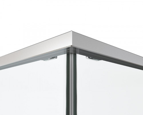 Душевой уголок Vincea Ultima 80х90 VSS-7UL8090CLGM профиль Вороненая сталь стекло прозрачное