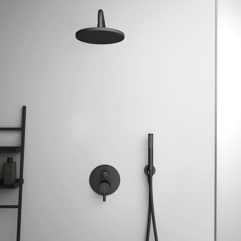 Смеситель для душа Ideal Standard Ceraline A6939XG цвет Silk Black / Черный шелк