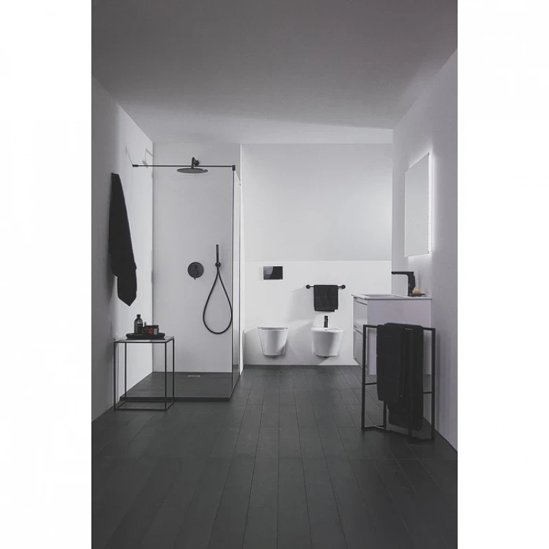 Смеситель для душа Ideal Standard Ceraline A6939XG цвет Silk Black / Черный шелк