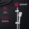 Душевая система Agger Fresh A0494000 Хром латунь на стену