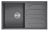 Кухонная мойка Granula 80 8002 цвет Графит