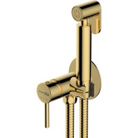 Гигиенический душ со смесителем WasserKRAFT A70738 Золото глянцевое латунь встраиваемый