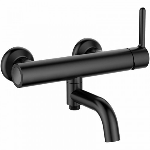 Смеситель для ванны Cezares Eco ECO-VD-NOP Черный матовый латунь на стену