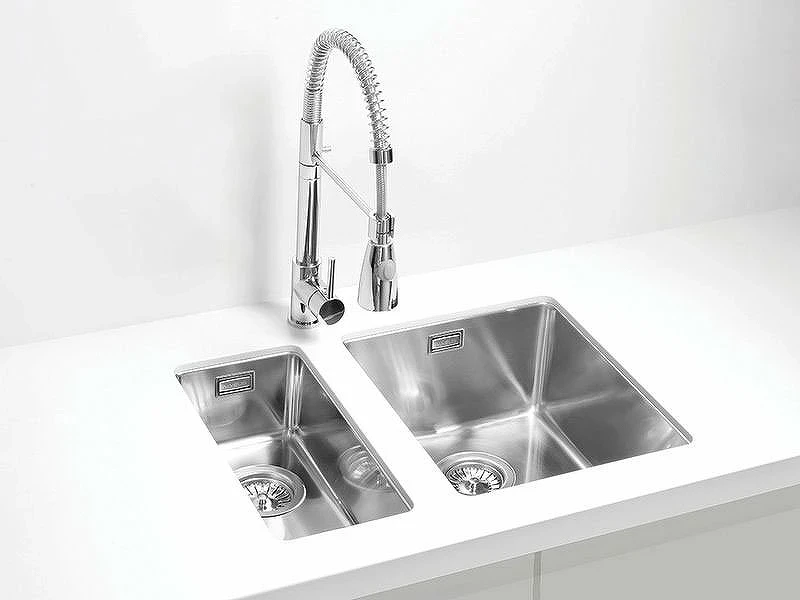Кухонная мойка Alveus Kombino 10 SAT-90 180x400x140 1100233 Сатинированная сталь нержавеющая сталь встраиваемый