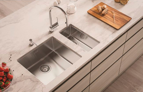 Кухонная мойка Alveus Kombino 10 SAT-90 180x400x140 1100233 Сатинированная сталь нержавеющая сталь встраиваемый