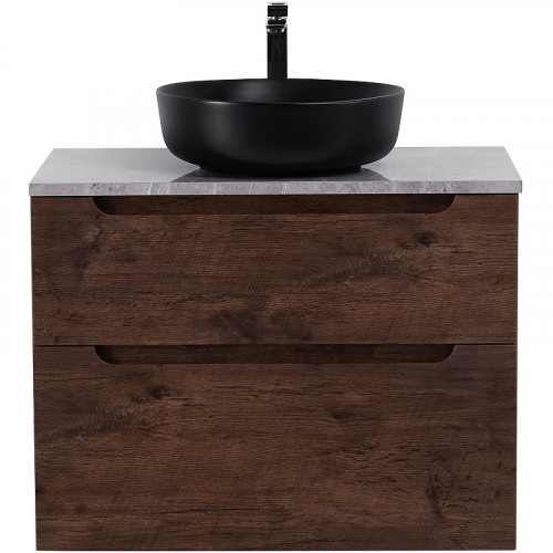 Тумба под раковину BelBagno Etna-H60 80 ETNA-H60-800-2C-SO-RW-P подвесная Rovere Moro МДФ / ЛДСП