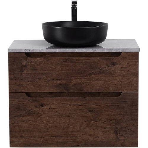 Тумба под раковину BelBagno Etna-H60 80 ETNA-H60-800-2C-SO-RW-P подвесная Rovere Moro МДФ / ЛДСП