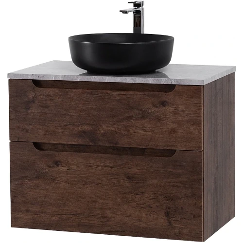 Тумба под раковину BelBagno Etna-H60 80 ETNA-H60-800-2C-SO-RW-P подвесная Rovere Moro МДФ / ЛДСП