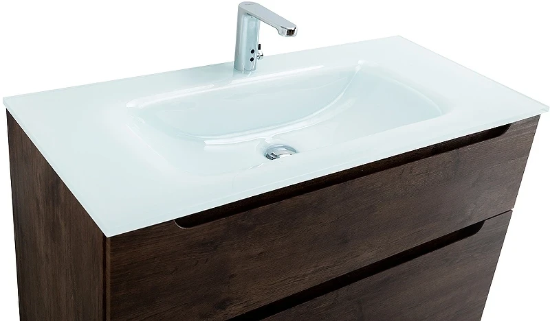 Тумба под раковину BelBagno Etna-H60 80 ETNA-H60-800-2C-SO-RW-P подвесная Rovere Moro МДФ / ЛДСП