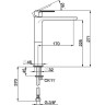 Смеситель для раковины Cisal LineaViva LV00354021 Хром латунь