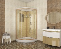 Душевая кабина Niagara Luxe 90x90 NG-7701G без гидромассажа