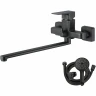 Смеситель для ванны WesnaArt Narcis NAR06-320BL-25221 универсальный Черный матовый латунь на стену