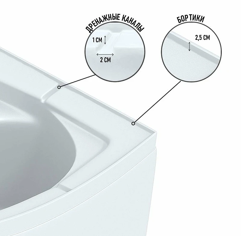 Душевая кабина Niagara Eco 90x90 E90/13/MT/BK без гидромассажа