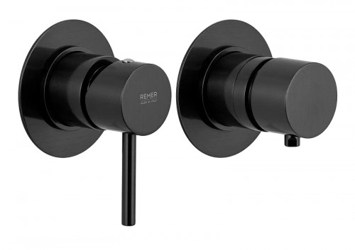 Смеситель для душа Remer X Style X96CFP цвет Черный брашированный хром