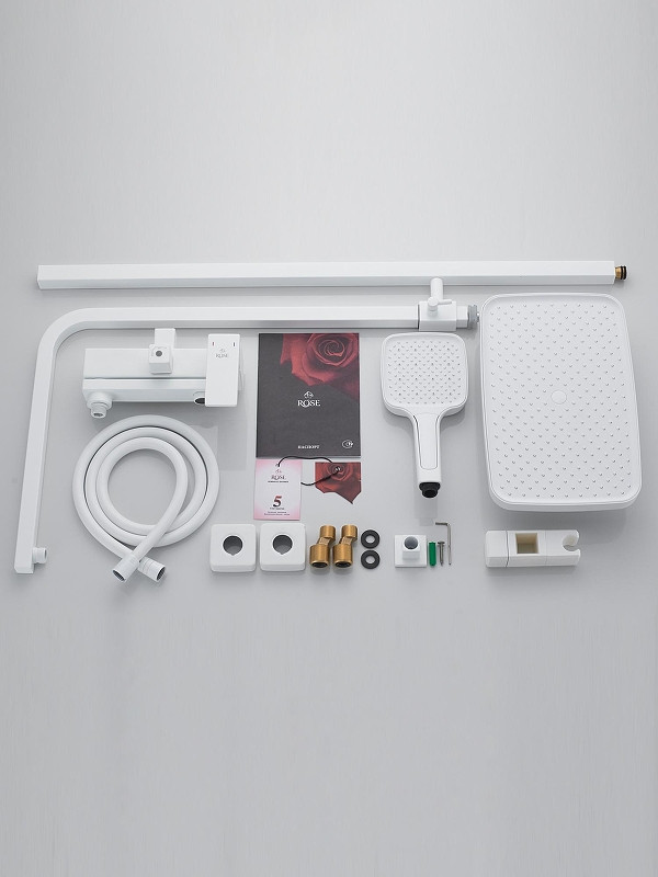 Душевая система Rose R2836C цвет Белый