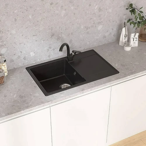 Кухонная мойка Maretti Kitchen 735 KT735-BL цвет Черный