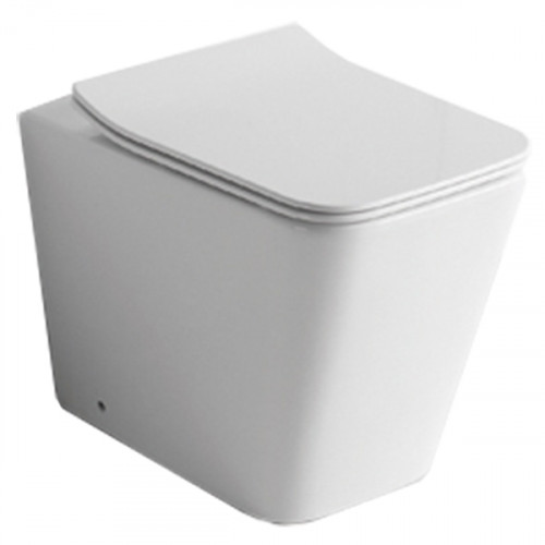 Унитаз CeramaLux NS 3170 приставной с сиденьем Микролифт фаянс приставной