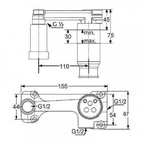 Смеситель для раковины Kludi Bozz 382445376S Белый матовый