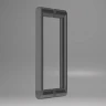 Душевая дверь Vincea Dice 140 VDS-4D140CLGM профиль Вороненая сталь стекло прозрачное