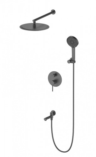 Душевая система Wonzon &amp; Woghand Stick WW-88939017-BGM цвет Темный графит