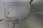 Душевой уголок Parly 120x80 L ZFM1201L профиль Хром матовый стекло матовое