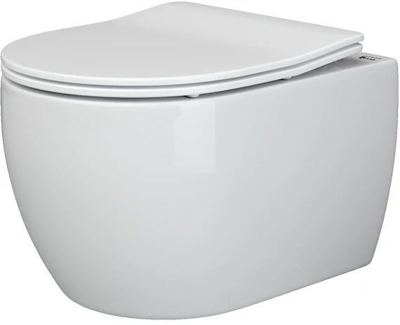 Унитаз Ceramicanova Play CN3001 с инсталляцией Grohe Rapid SL 38772001 с сиденьем Микролифт с кнопкой Хром фаянс подвесной