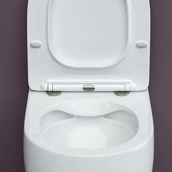 Унитаз Ceramicanova Play CN3001 с инсталляцией Grohe Rapid SL 38772001 с сиденьем Микролифт с кнопкой Хром фаянс подвесной