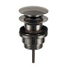 Донный клапан Remer 905CCR114GM click-clack цвет Оружейная сталь