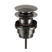 Донный клапан Remer 905CCR114GM click-clack цвет Оружейная сталь