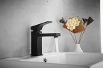 Смеситель для раковины Rose R10H R1001H-1 Черный матовый латунь