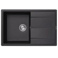 Кухонная мойка Abber Quarz 78 AQ2904B цвет Черный