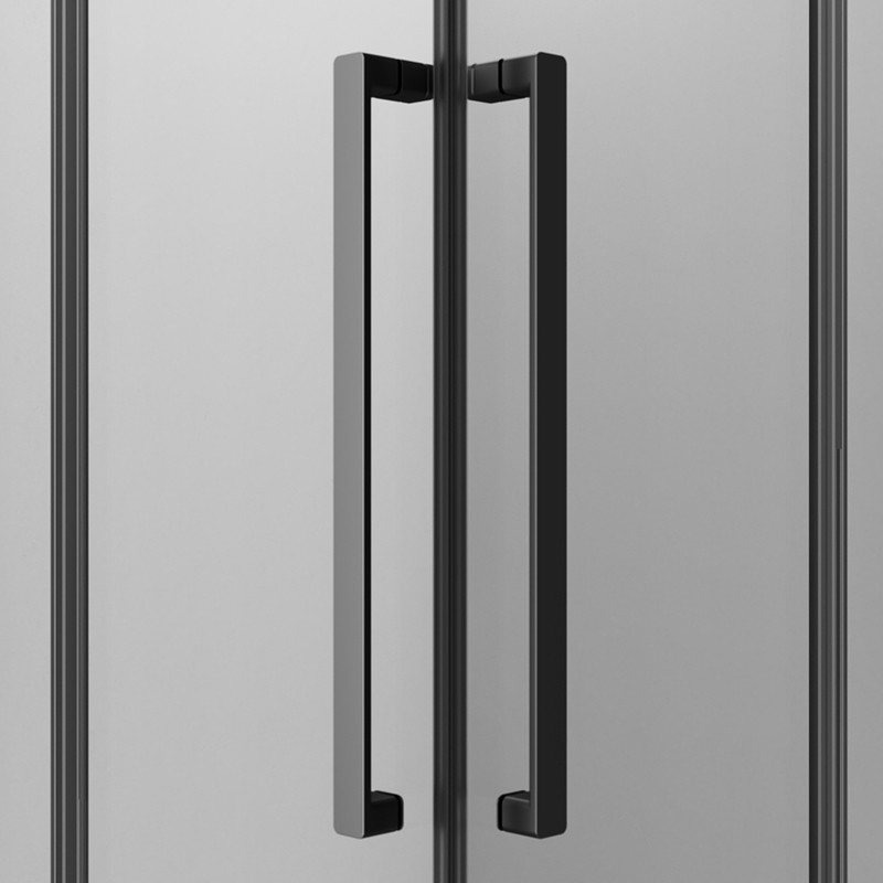 Душевой уголок AM.PM Func 90x90 W84G-403-9090-BТ профиль Черный матовый стекло прозрачное