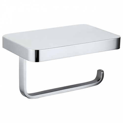 Держатель туалетной бумаги Wonzon &amp; Woghand Flat WW-9736 с полкой цвет Хром
