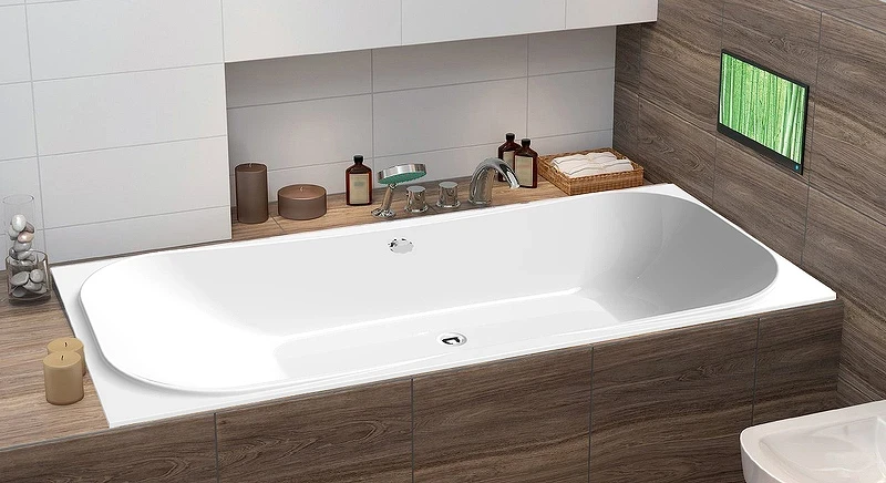 Акриловая ванна C-Bath Kronos 180x80 CBQ013001 без гидромассажа