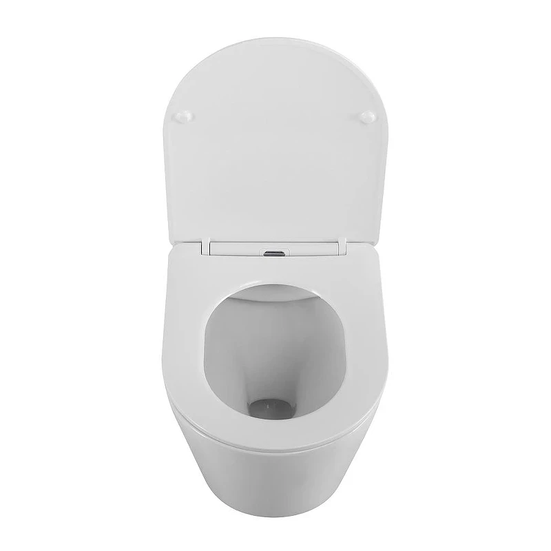 Унитаз BelBagno Flay-R BB053CHR/SC подвесной цвет Белый с сиденьем Микролифт