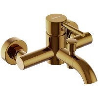 Смеситель для ванны Damixa Scandinavian Pure 361000600 Золото латунь на стену