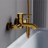 Смеситель для ванны Damixa Scandinavian Pure 361000600 Золото латунь на стену