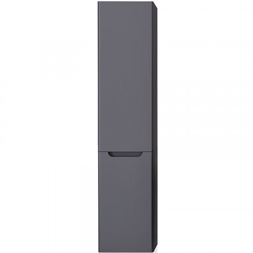 Шкаф пенал Jorno Wood 33 Wood.04.150/P/GR подвесной Серый МДФ / ЛДСП