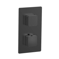 Смеситель для душа AQUAme Savona AQM8809MB с термостатом цвет Черный матовый