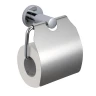 Держатель туалетной бумаги Savol S-008751 с крышкой цвет Хром